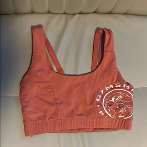 GymShark Women's Coral Legacy Collection Sports Bra - S